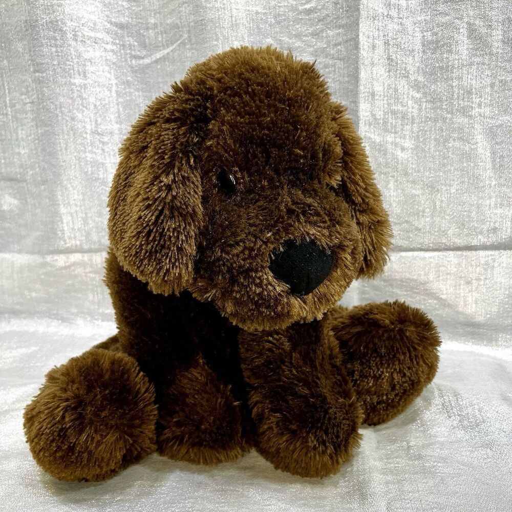 Animal Adventure 18" Dark Brown Floppy Puppy Dog Stuffed Animal 2014